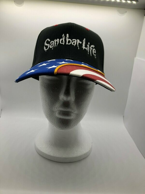 United States Flag Pattern w/Yellow Piping Hat