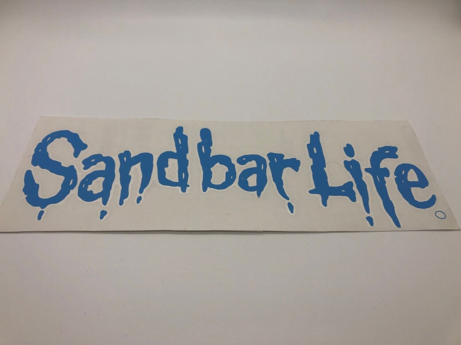 Sandbar Life Car Decal, Color: Blue