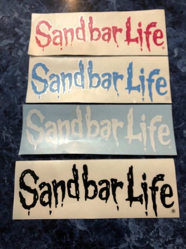Sandbar Life Car Decal