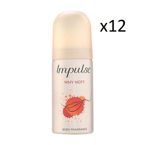 12 x 35ml Impulse Why Not Body Fragrance.