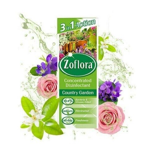 6 x 120ml Zoflora Country Garden