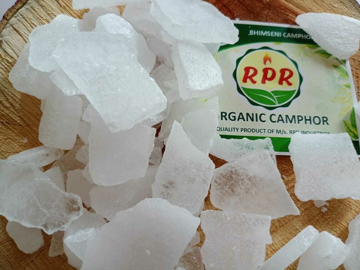RPR Organic Bhimseni Camphor Flakes, 500g X 1 Jar
