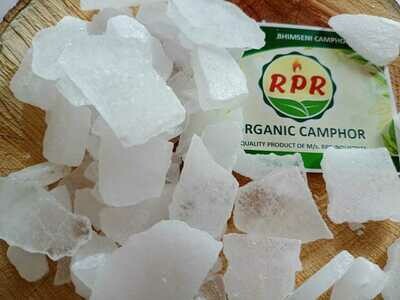 RPR Organic Bhimseni Camphor Flakes, 500g X 1 Jar