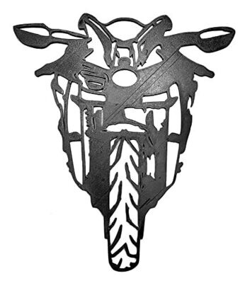 Motorcycle wall art décor - Stencil