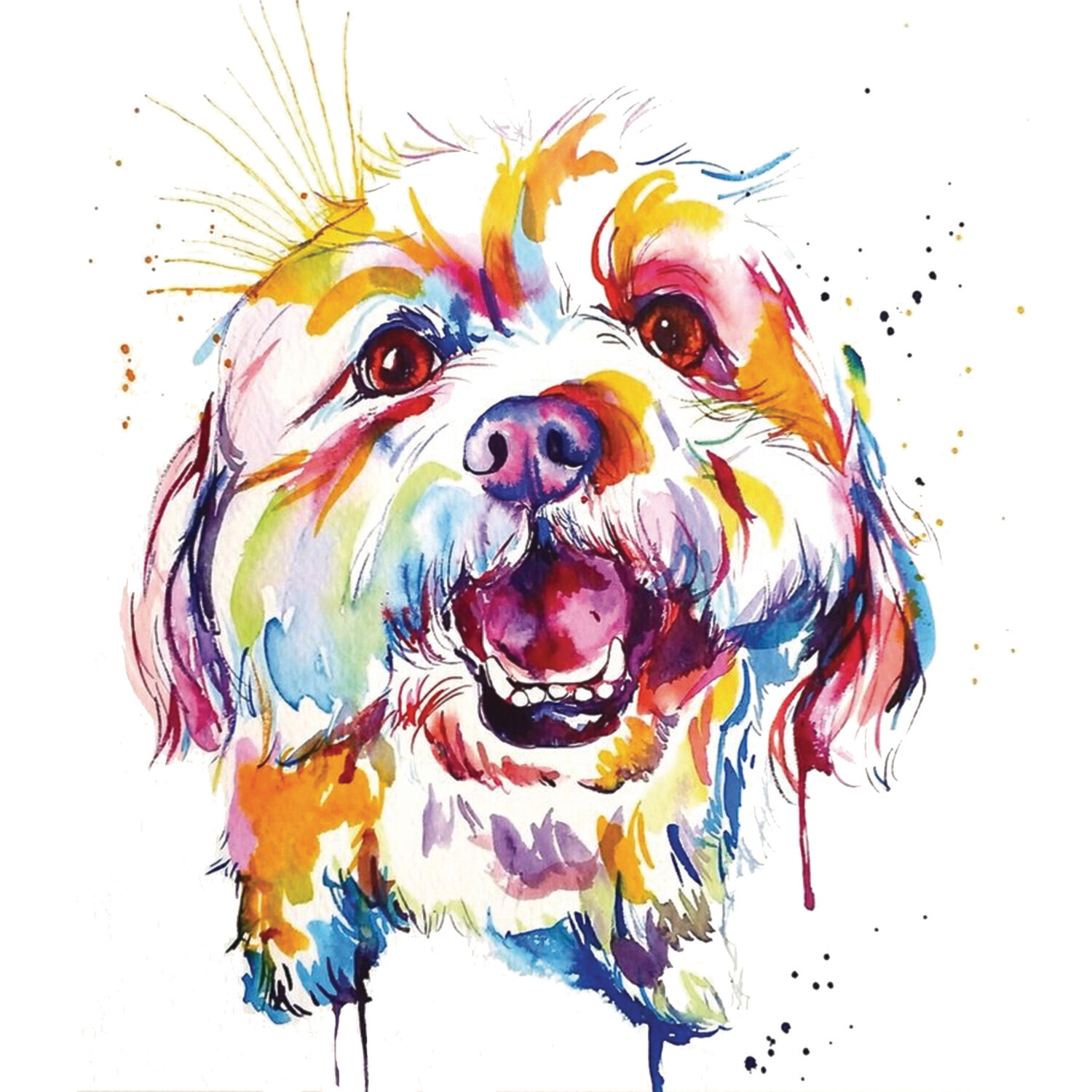 Fluffy Dog Art