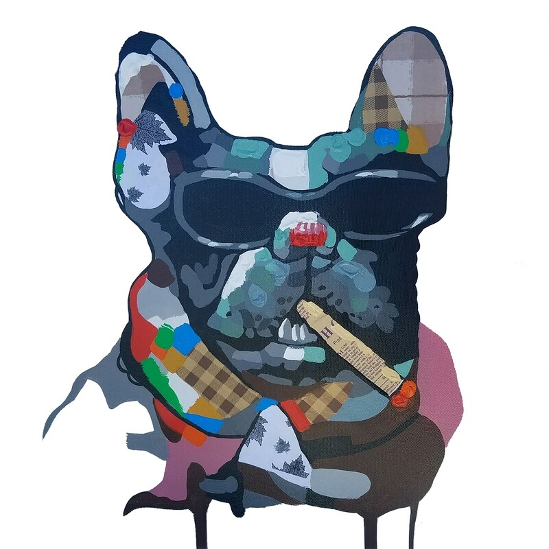 Cigar Dog Art