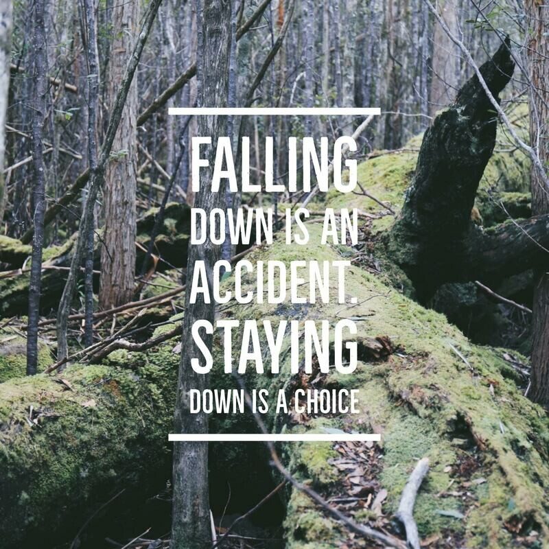 Getting back up