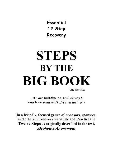 Steps By The Big Book Workbook PDF eBook Steps By The Big Book Workbook PDF eBook