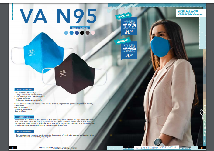 Mascarilla VA N95