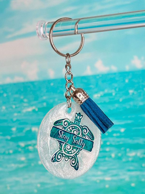 🐢 Stay Salty 🐢  Acrylic Keychain