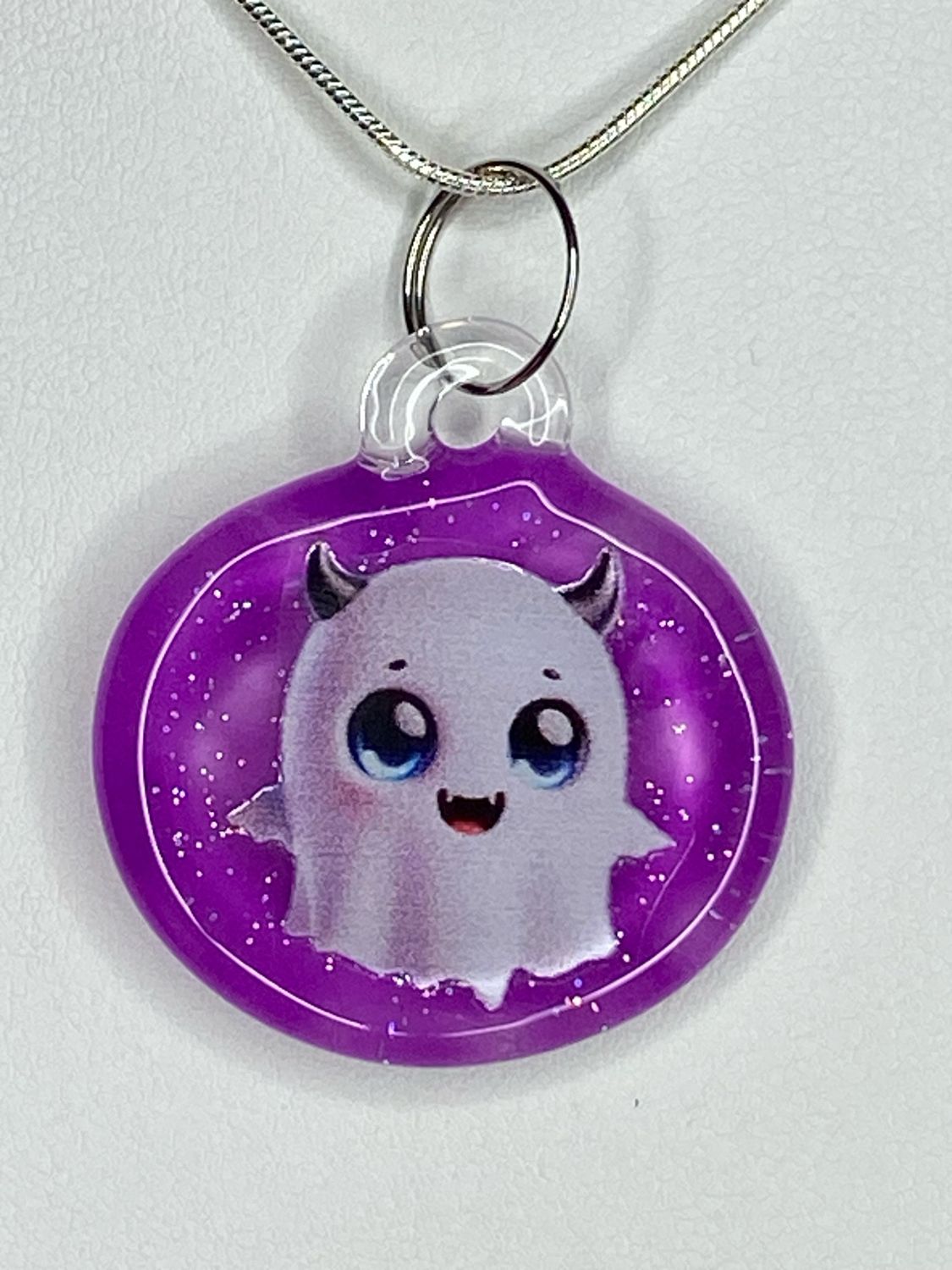 👻 Lil’ Spookster 👻 Ghost With Uv Reactive Glow In The Dark