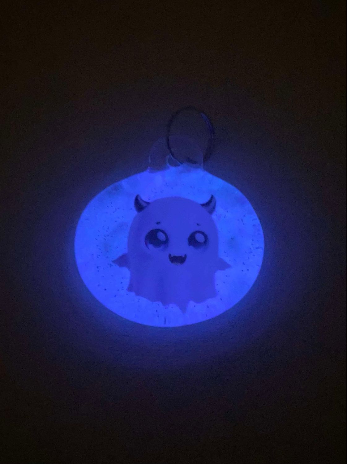 👻 Lil’ Spookster 👻 Ghost With Uv Reactive Glow In The Dark