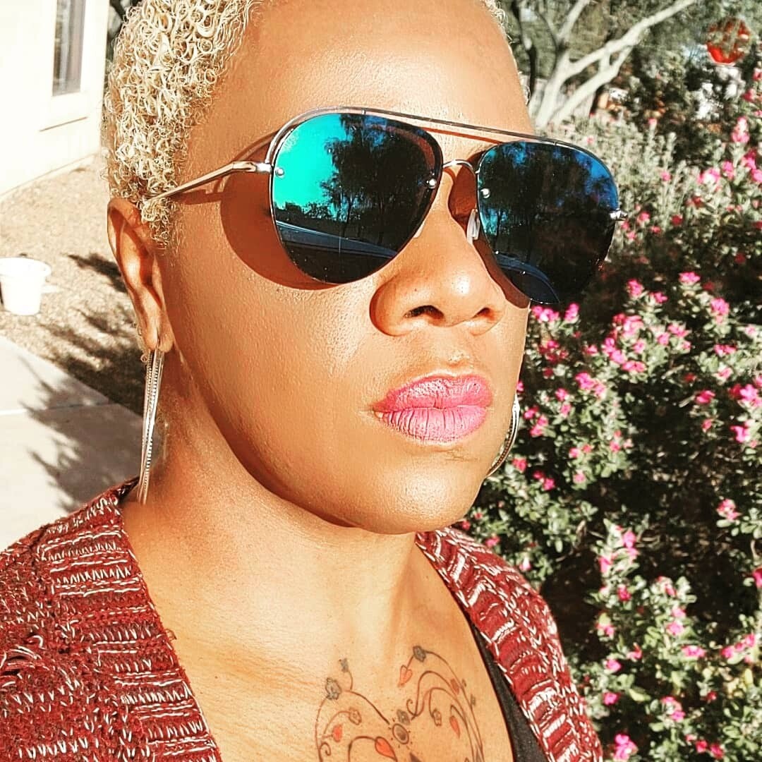 Silver Frame Blue Lens Aviators