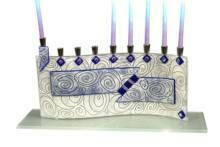vortex blue menorah 4x14 vortex blue menorah 4x14
