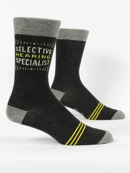 Selective Hearing Men&#39;s Socks