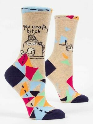 You Crafty Bitch Women&#39;s Sock