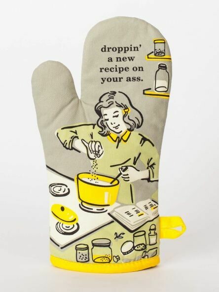 Droppin&#39; a Recipe Oven Mitt