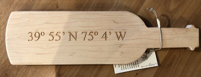 15 X4 Collingswood lat/long wine board