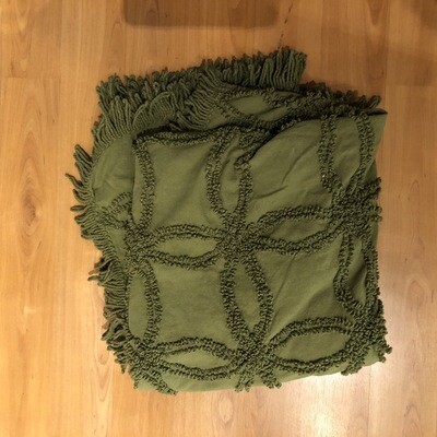 Tufted Cotton Pillow Cactus SALE