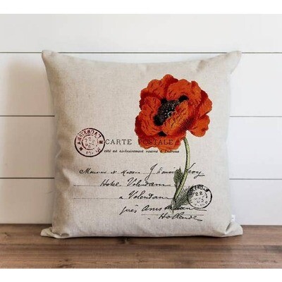 Poppy pillow