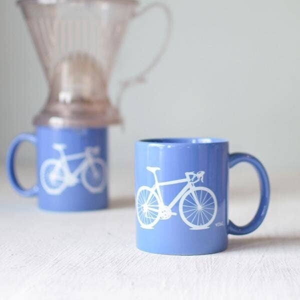 Bike Mug Blue