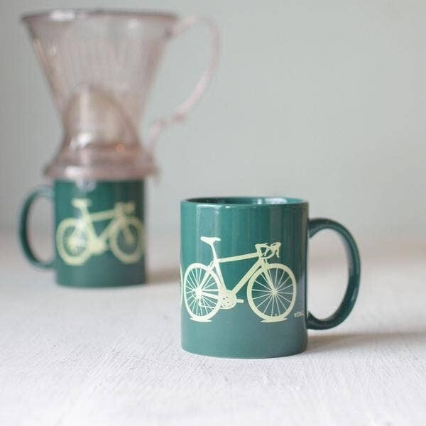 Bike Mug Green