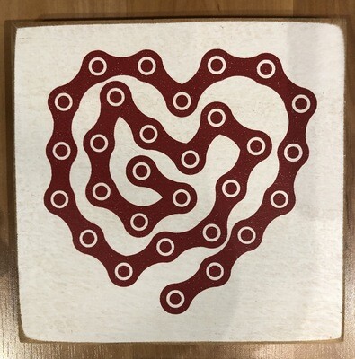 SDCS bike chain heart SDCS bike chain heart