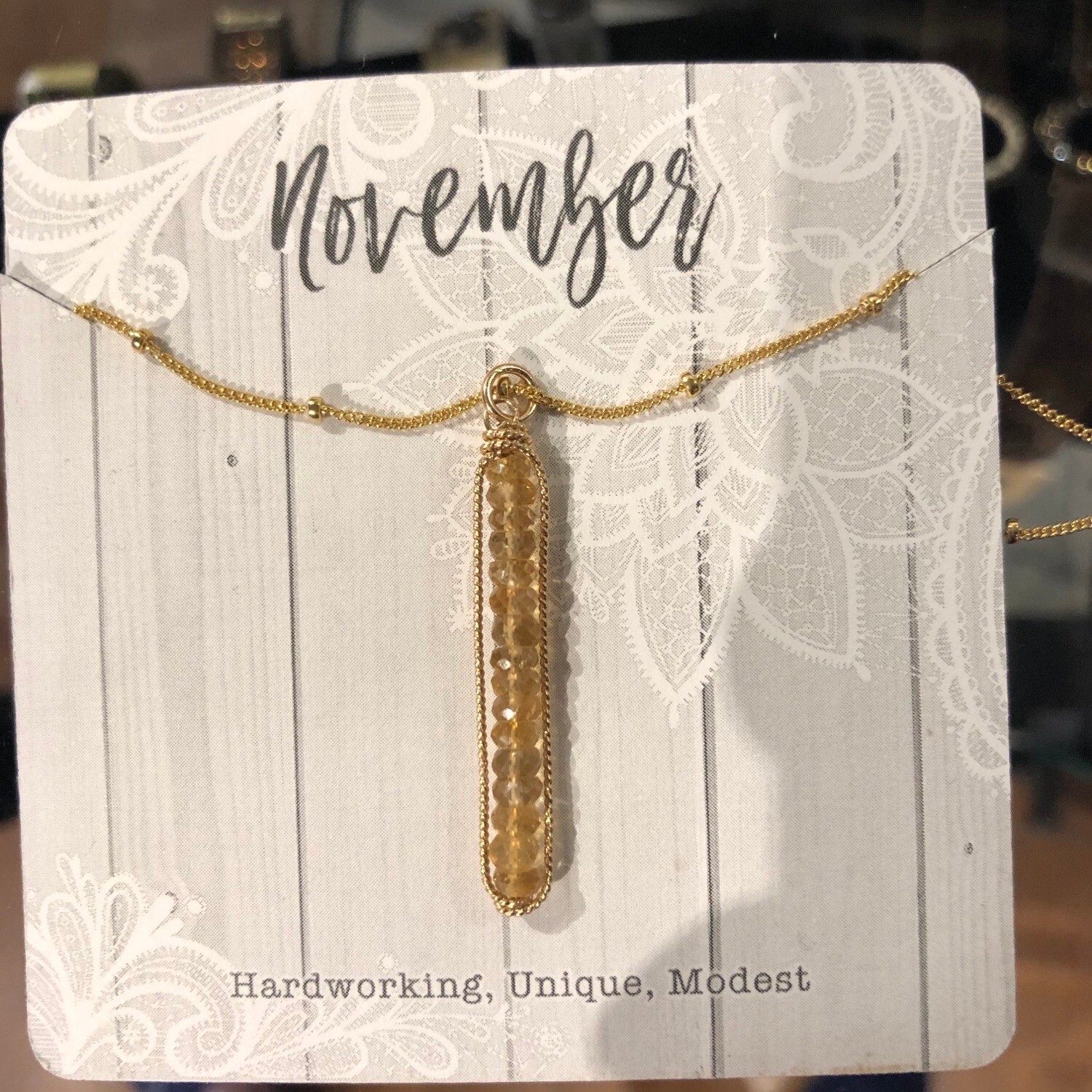 Necklace November