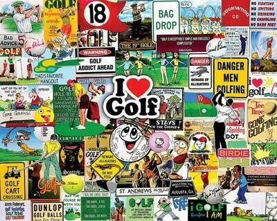 I Love Golf puzzle puzzle