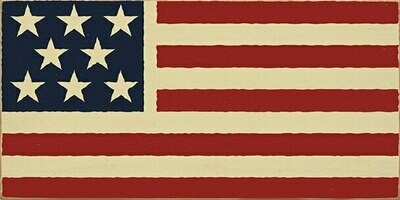 American flag sign American flag sign