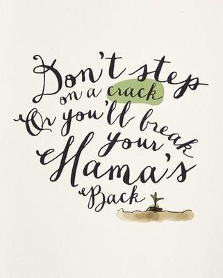 JD Mama&#39;s Back Print