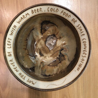 Warm beer 8" bowl tiramisu