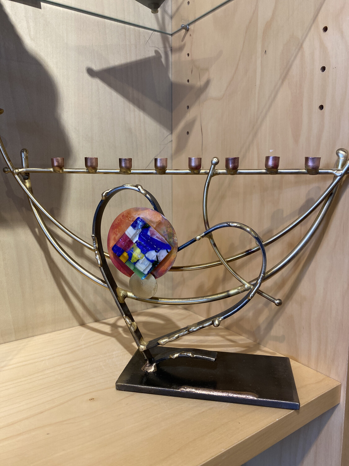 GR yka heart menorah