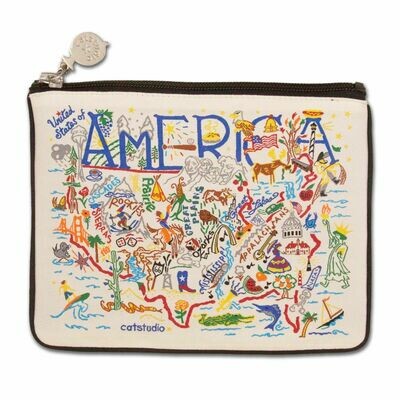 America zip pouch