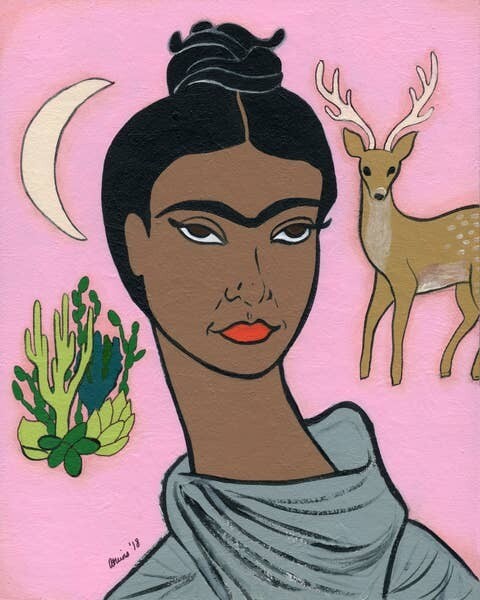 Frida-deer-moon