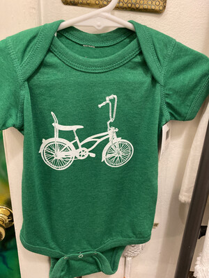 CC Green Bike Onsie 6-12m