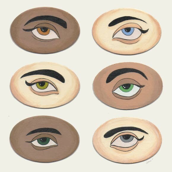 AL Lover's Eyes Print