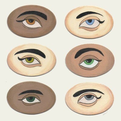 AL Lover&#39;s Eyes Print