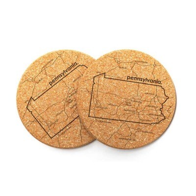 PA cork coaster