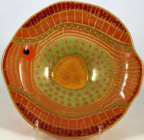 9&quot; Fish Bowl Orange
