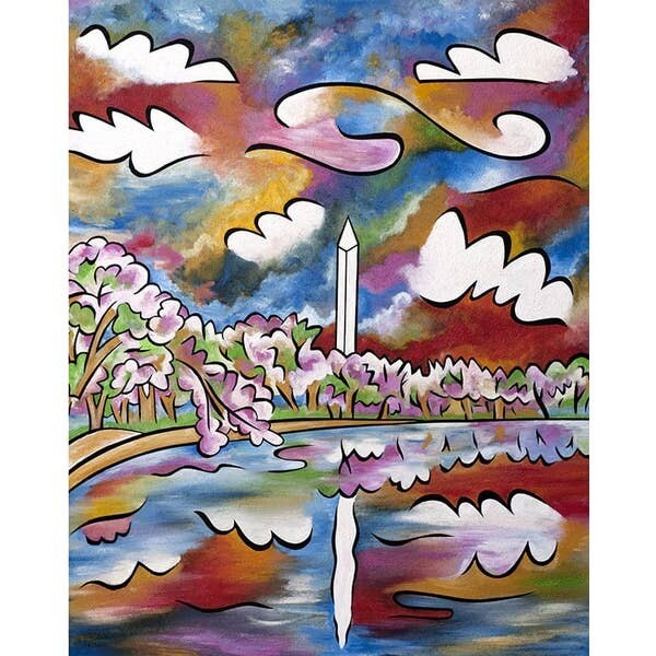 Tidal basin bloom 1 print