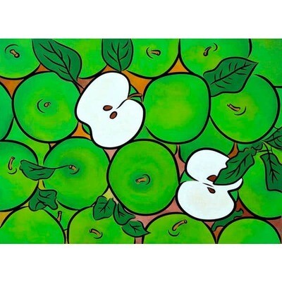 JT green apples prints