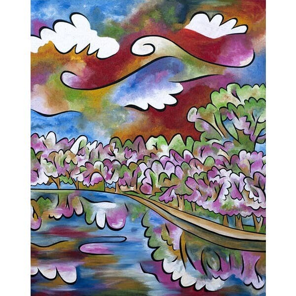 Tidal basin bloom 3 print