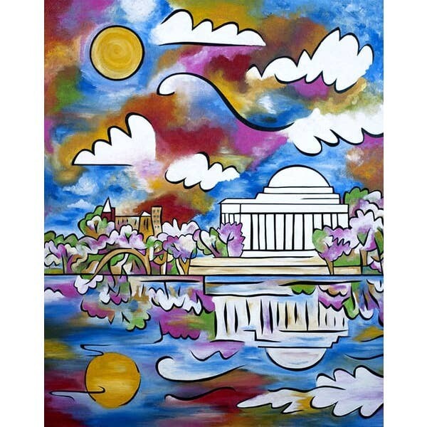 Tidal basin bloom 2 print