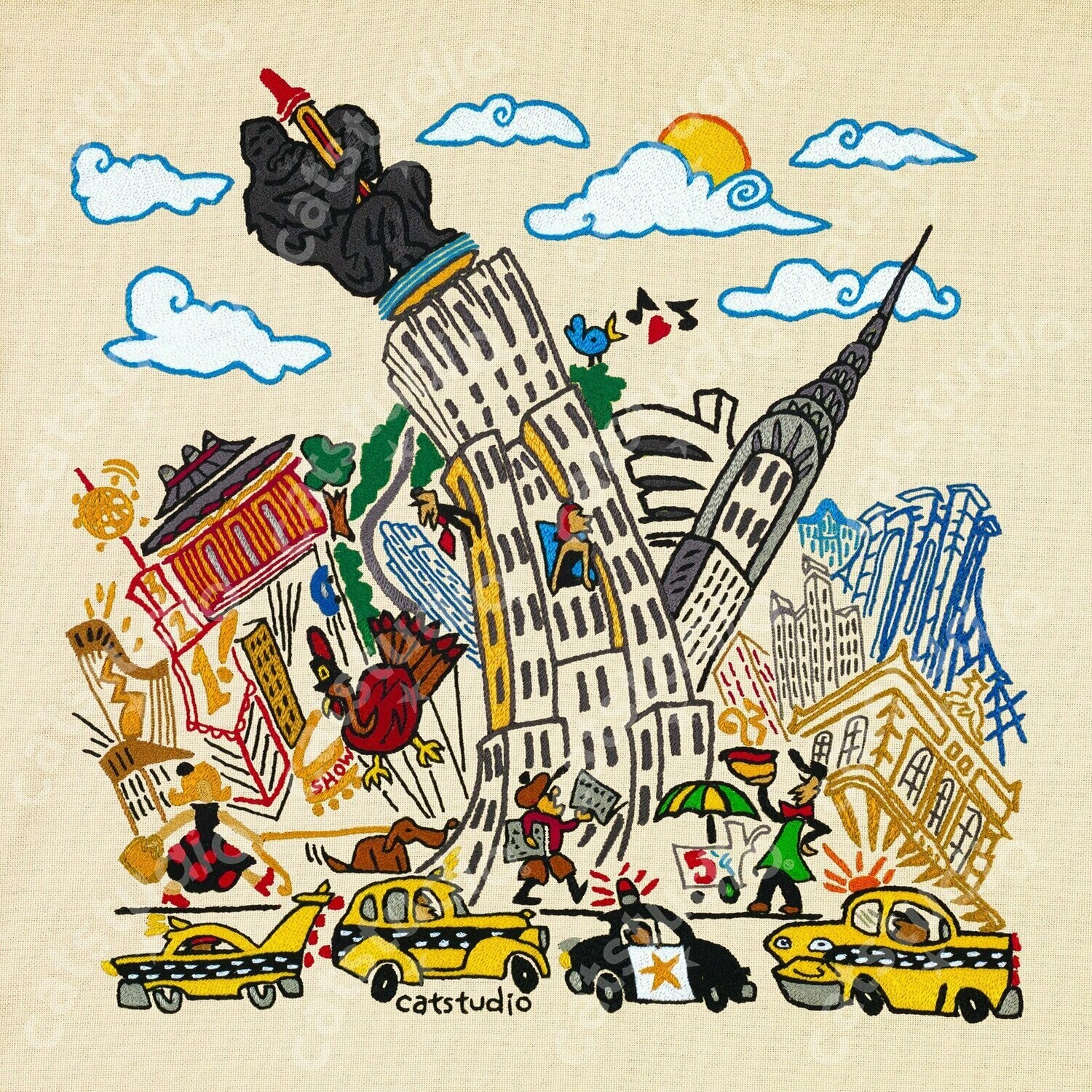 Empire State 8x8 print