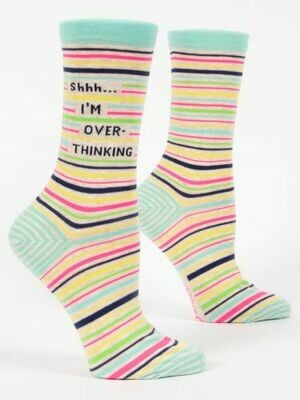 Shh Overthinking Women&#39;s Sock