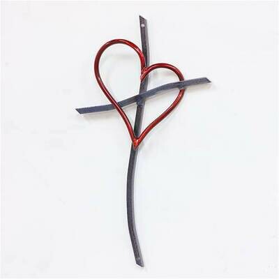 Promise Cross Red Heart Promise Cross Red Heart