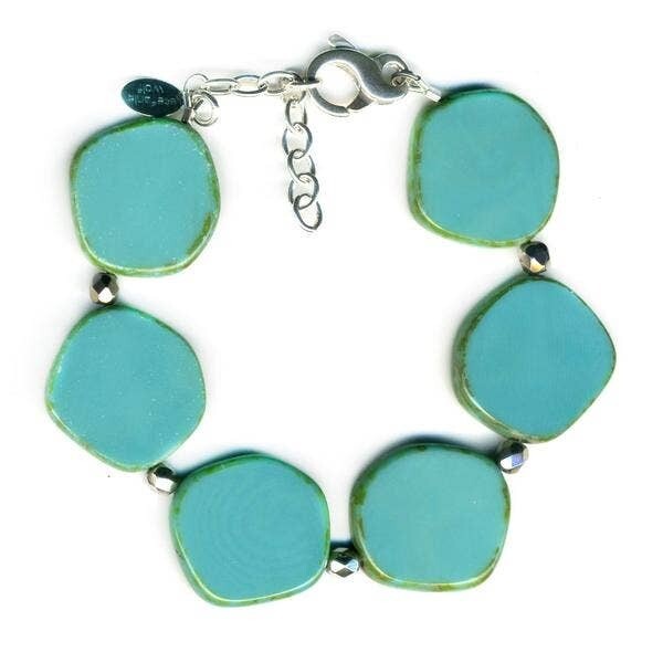 SW lg circle bracelet turquoise