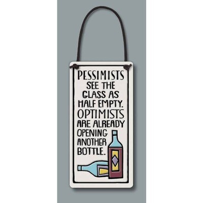 4083 - Pessimists/Optimists mini tag