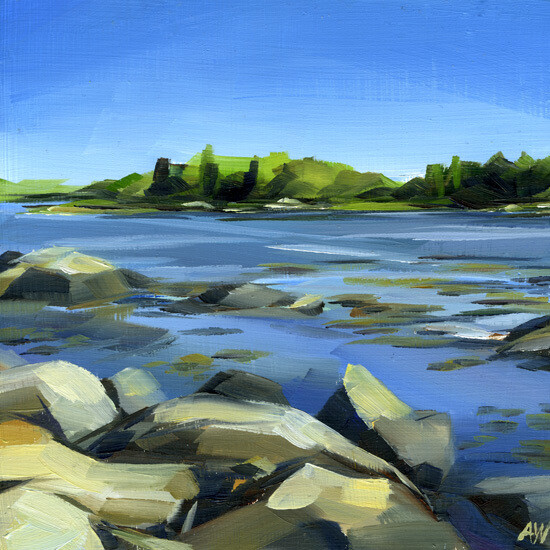 Maine Rocks 11x14